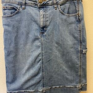 Lee Classic Blue Denim Skirt size 10M